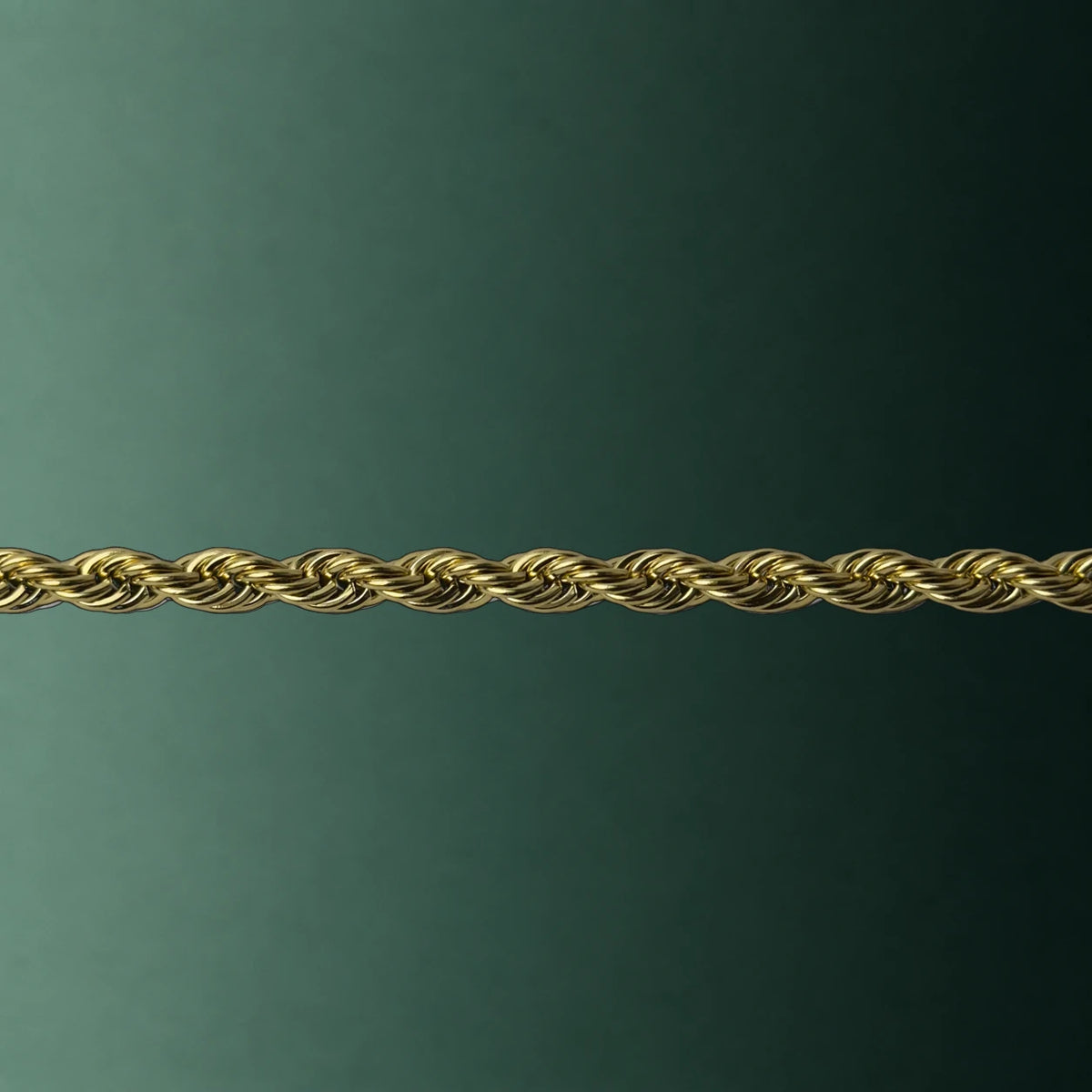 Łańcuszek Rope 3mm - Złoty