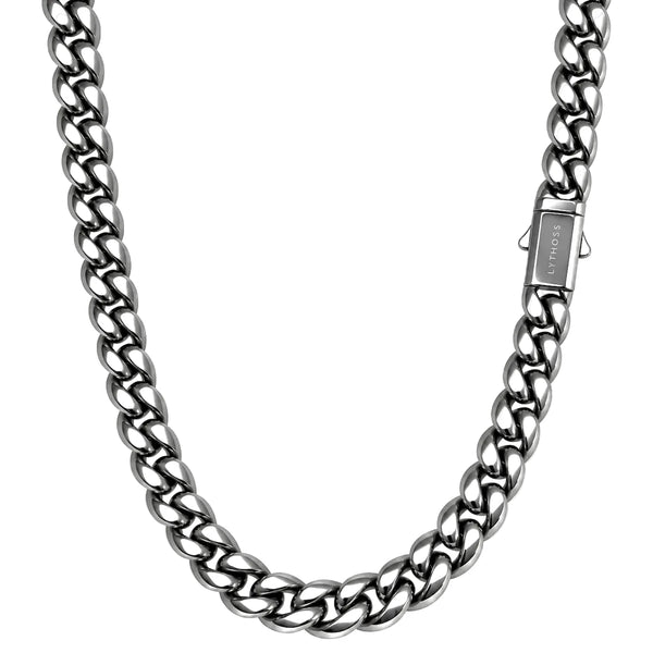 Łańcuszek Cuban 8mm - Srebrny