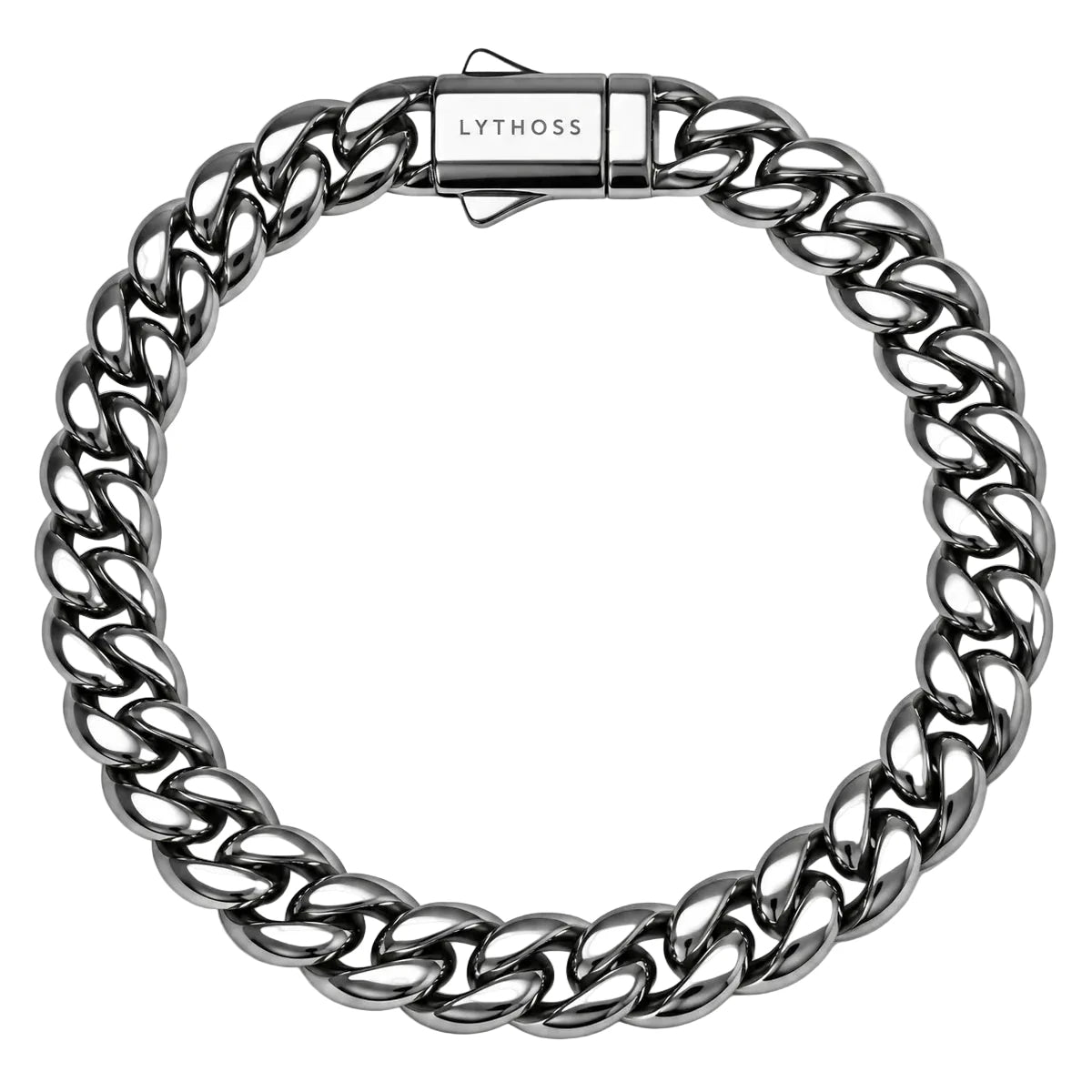 Bransoletka Pancerka (Cuban) 8mm - Srebrna
