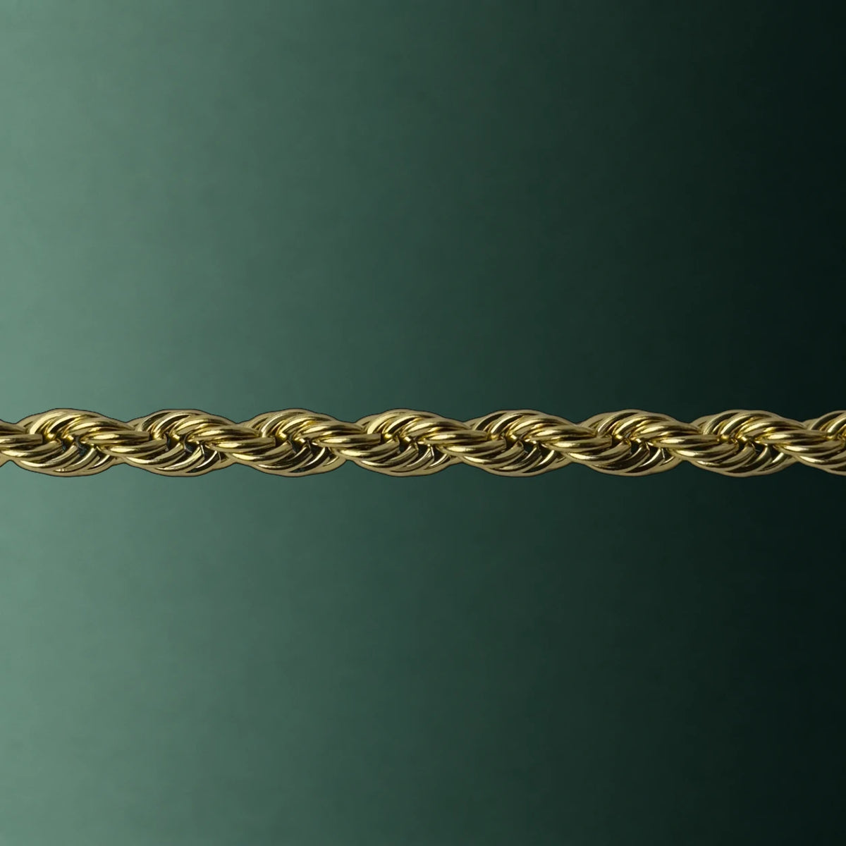 Łańcuszek Rope 5mm - Złoty
