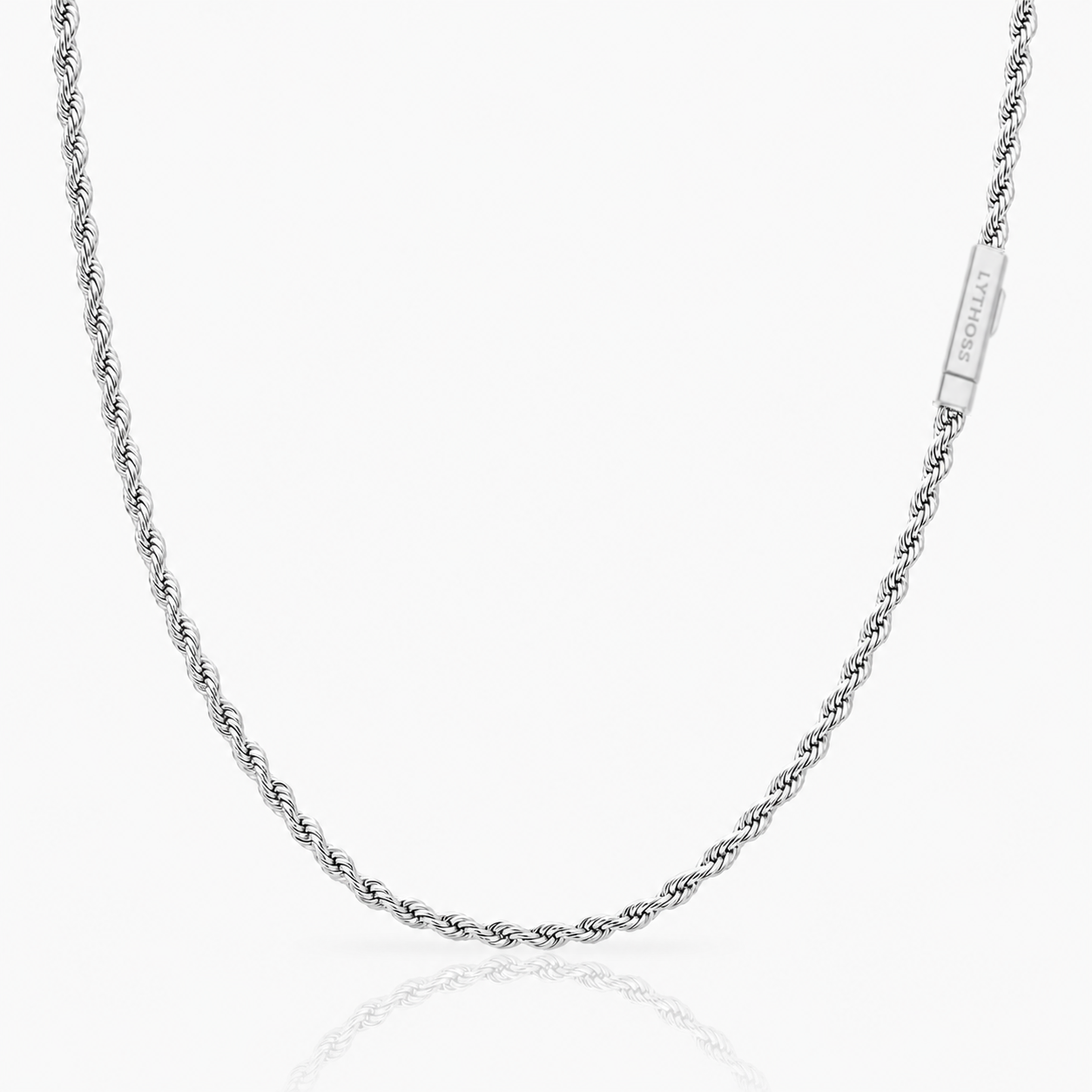 Łańcuszek Rope 3mm - Srebrny