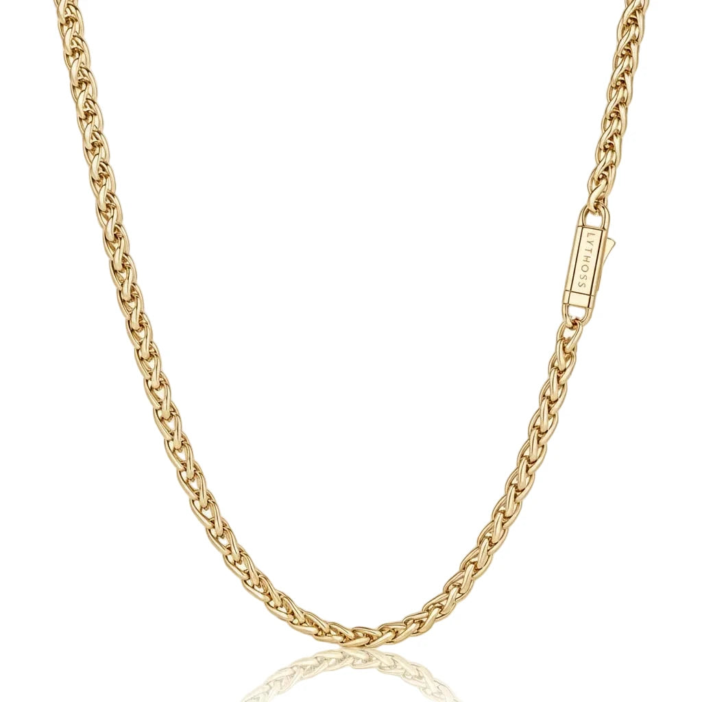 Łańcuszek Wheat 3mm - Złoty